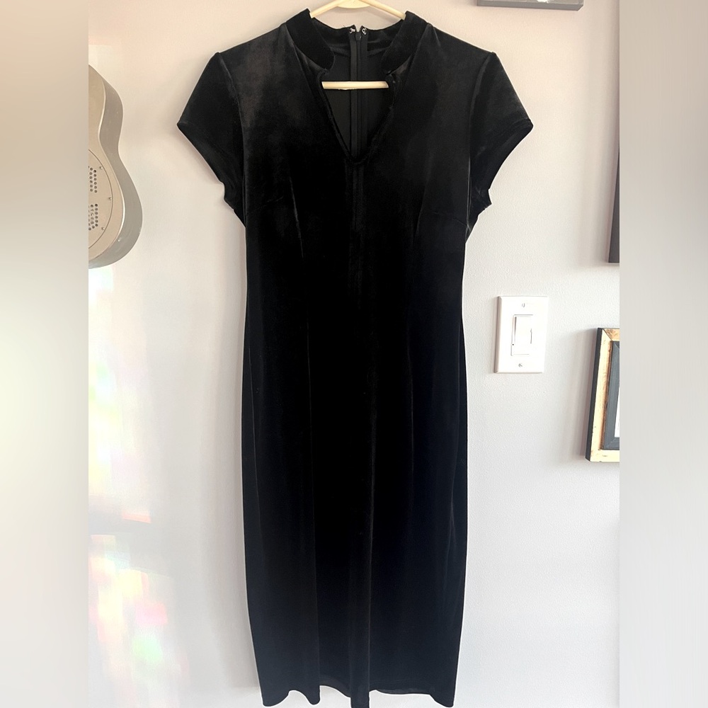 Mary Wyatt London - Black Velvet Dress